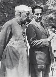 Dr. Homi Bhabha with Jawaharlal Nehru