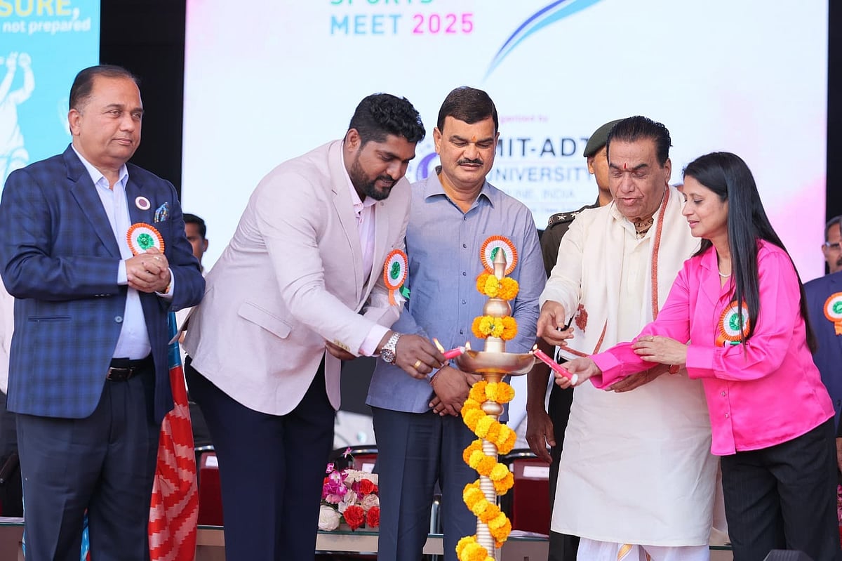 Pune: Vishwanath Sports Meet 2025 Kicks Off At MIT-ADT University