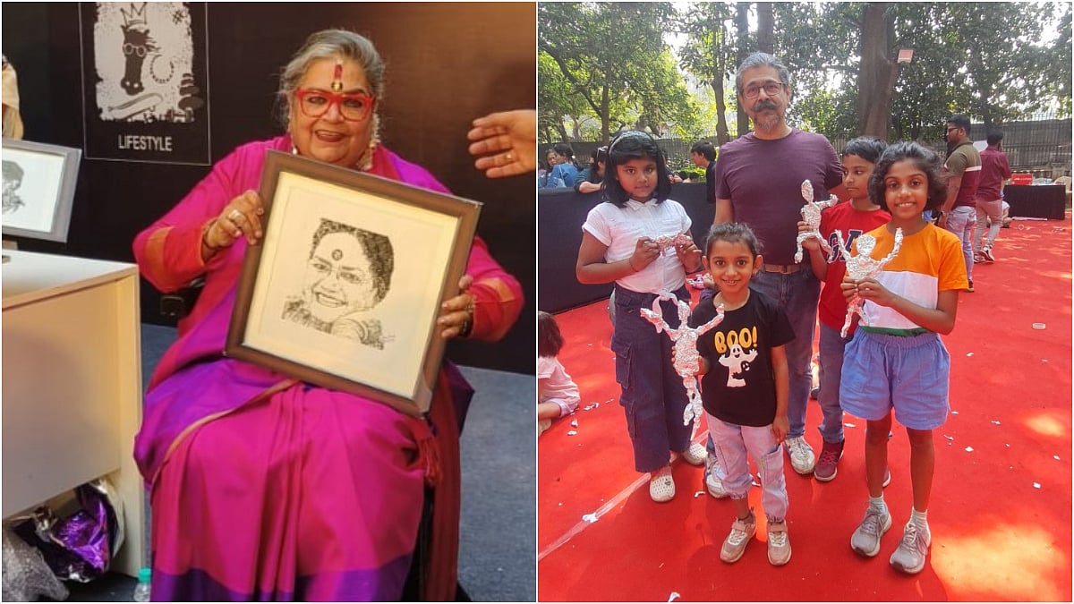 Legendary singer Usha Uthup and master sculptor Arian Khambatta | File Photo