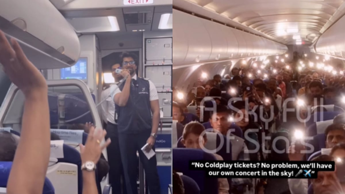 Video: Pilot Notices Coldplay Fans Flying On Ahmedabad-Bound Flight, Does THIS To Feel The Concert Vibe Onboard 