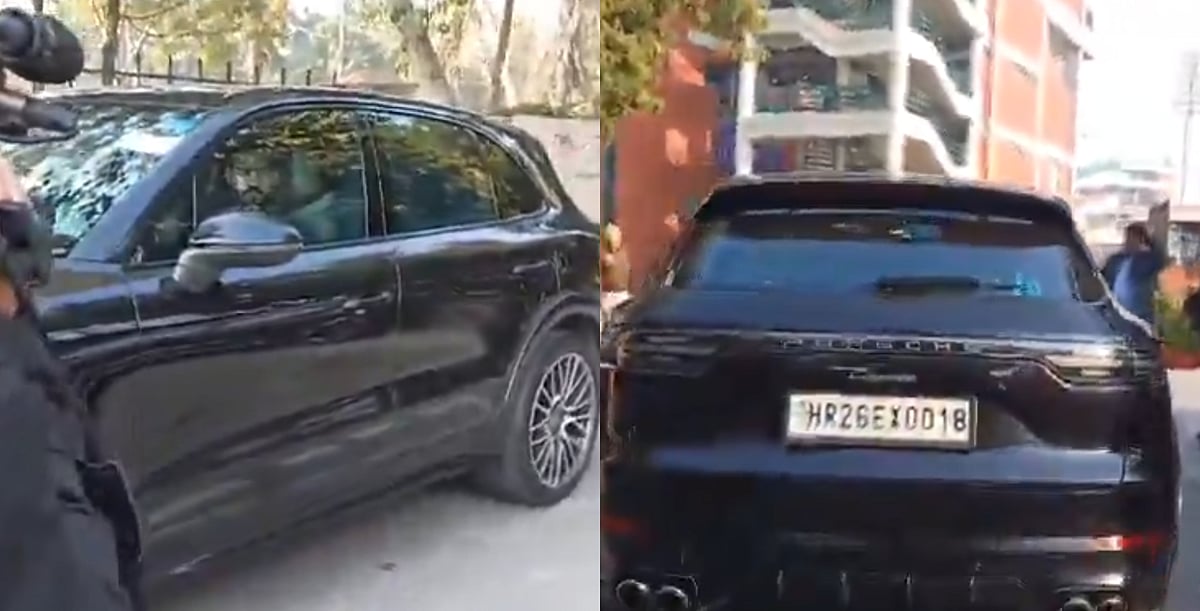 Virat Kohli Arrives In His Porsche At Arun Jaitley Stadium Ahead Of Ranji Trophy Match vs Railways
