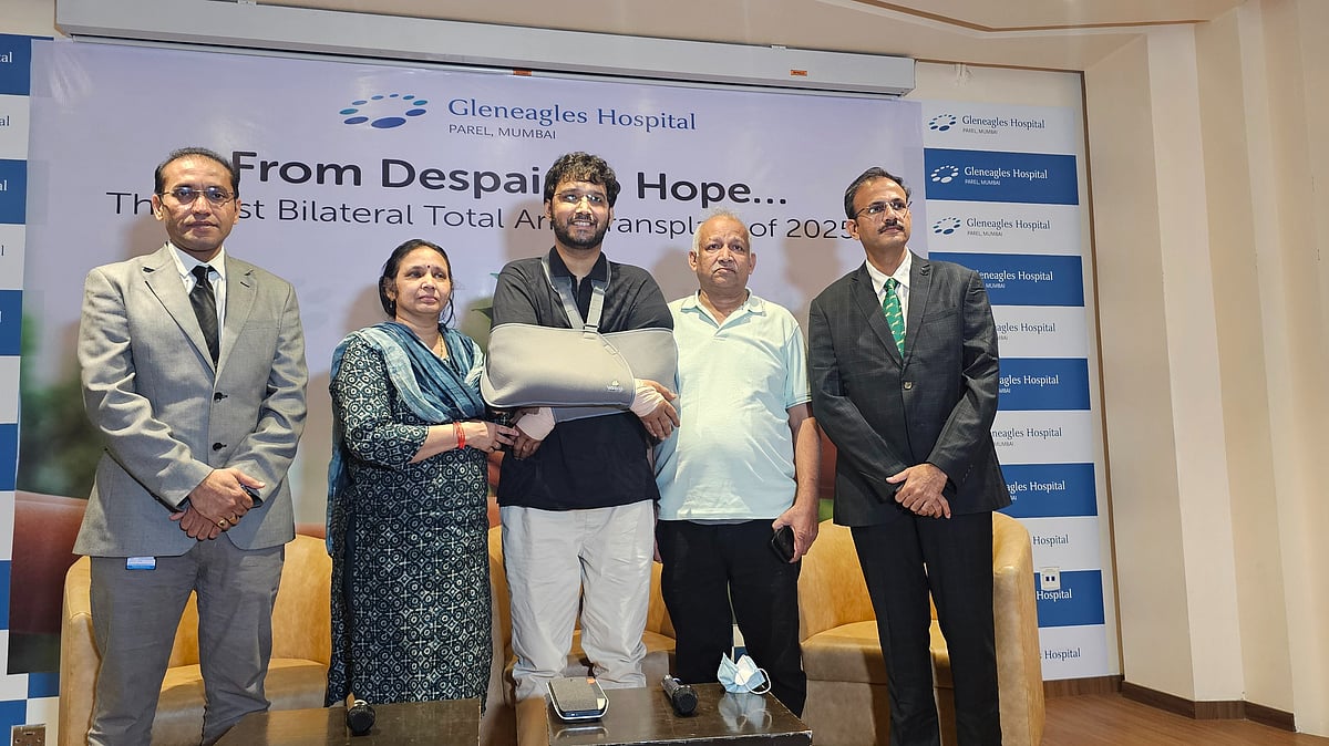 Mumbai: Young Engineer Who Lost Both Hands In 2016 Train Accident, Receives New Hands From 69-Year-Old Donor