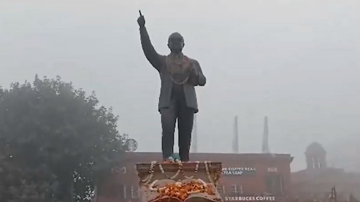Dr Babasaheb Ambedkar statue In Amritsar | X @ians_india