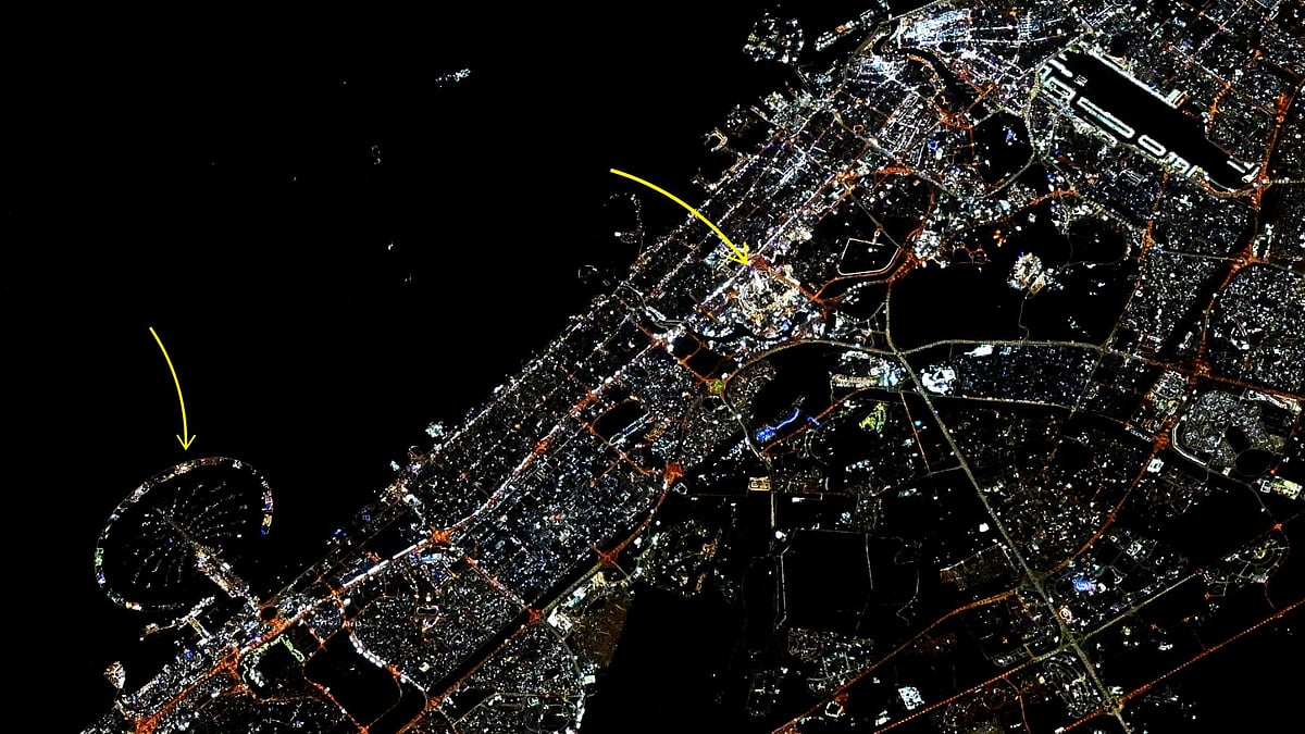 PHOTOS: NASA Astronaut Captures Pics Of Burj Khalifa & Ain Dubai Wheel From Space; Netizens Drop 'Wow' Comments On Viral Post