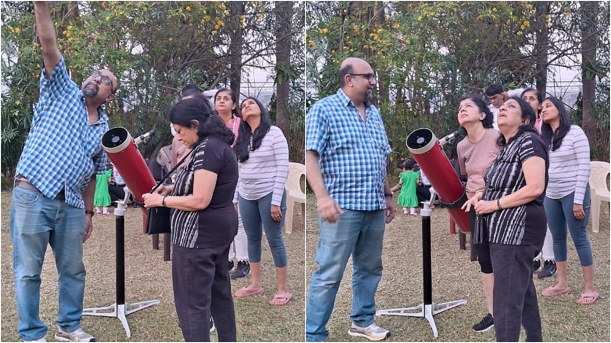 Mumbai: Cuffe Parade Residents Enjoy Planetary Parade At Bay View Marina Garden With Expert Stargazing Session