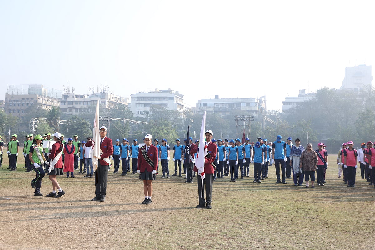 March past by the students