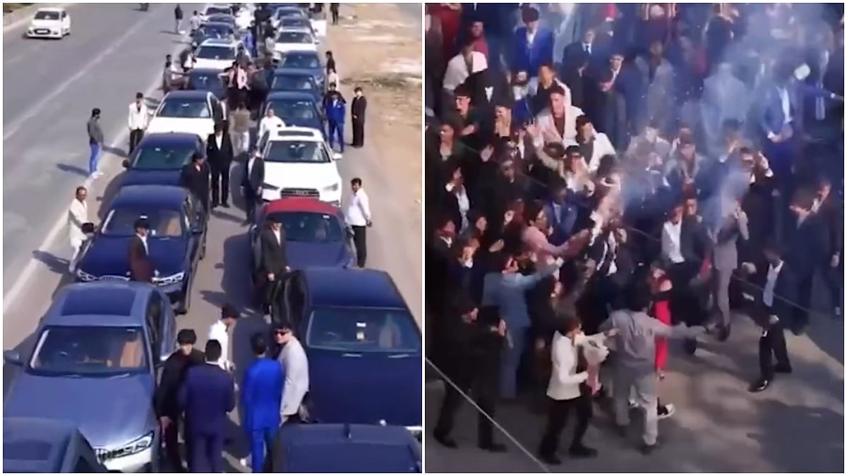 Class 12 Students Parade 35 Luxury Cars On  in Surat, Police Initiate Action After Reel Goes Viral