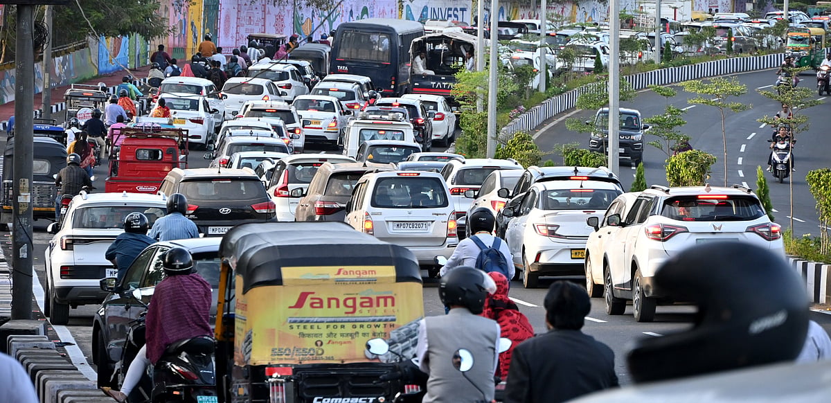 Traffic Chaos In Bhopal As PM’s Cavalcade Rehearsal Causes Major Jams; Diversions Announced For Feb 23