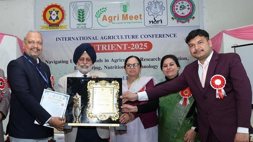 Punjab: Anil Dixit Recognized For Excellence In Agriculture Research With 'Norman E Borlaug Award' In Sangrur