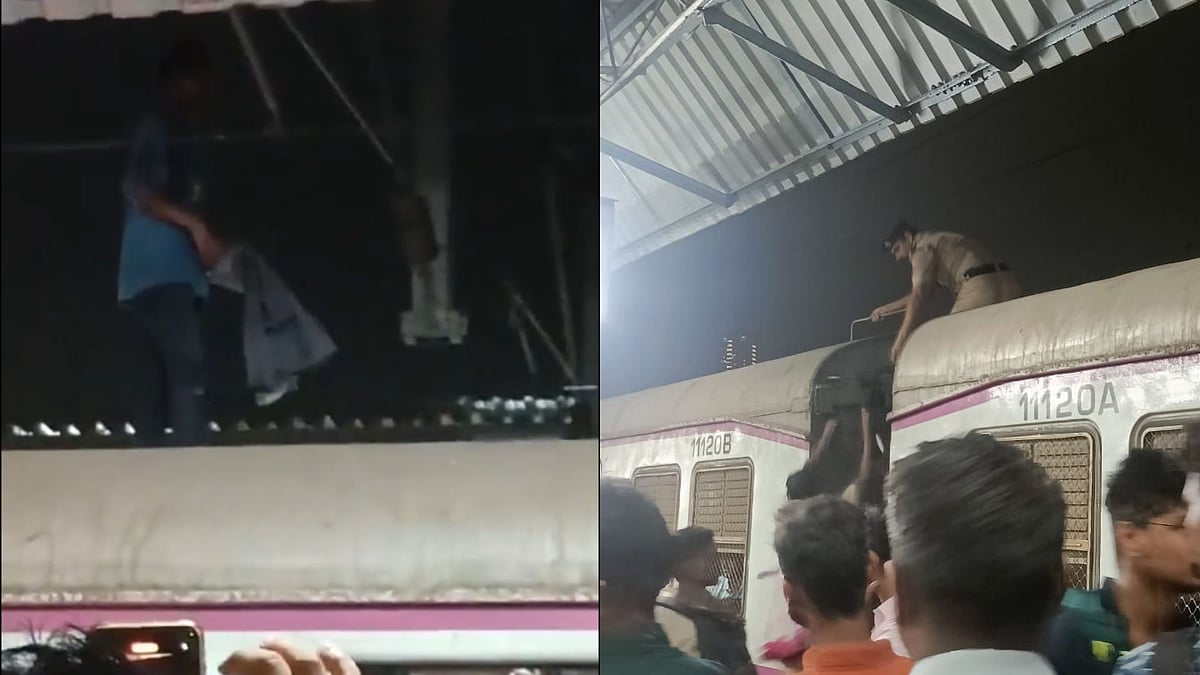 'Drunk' Man Climbs On Top Of Local Train In Mumbai's Wadala Station ...