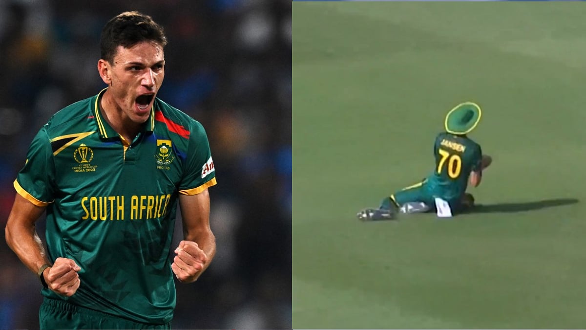 ICC Champions Trophy: Marco Jansen Takes A Breathtaking Catch To Dismiss Harry Brook In The ENG vs SA Match