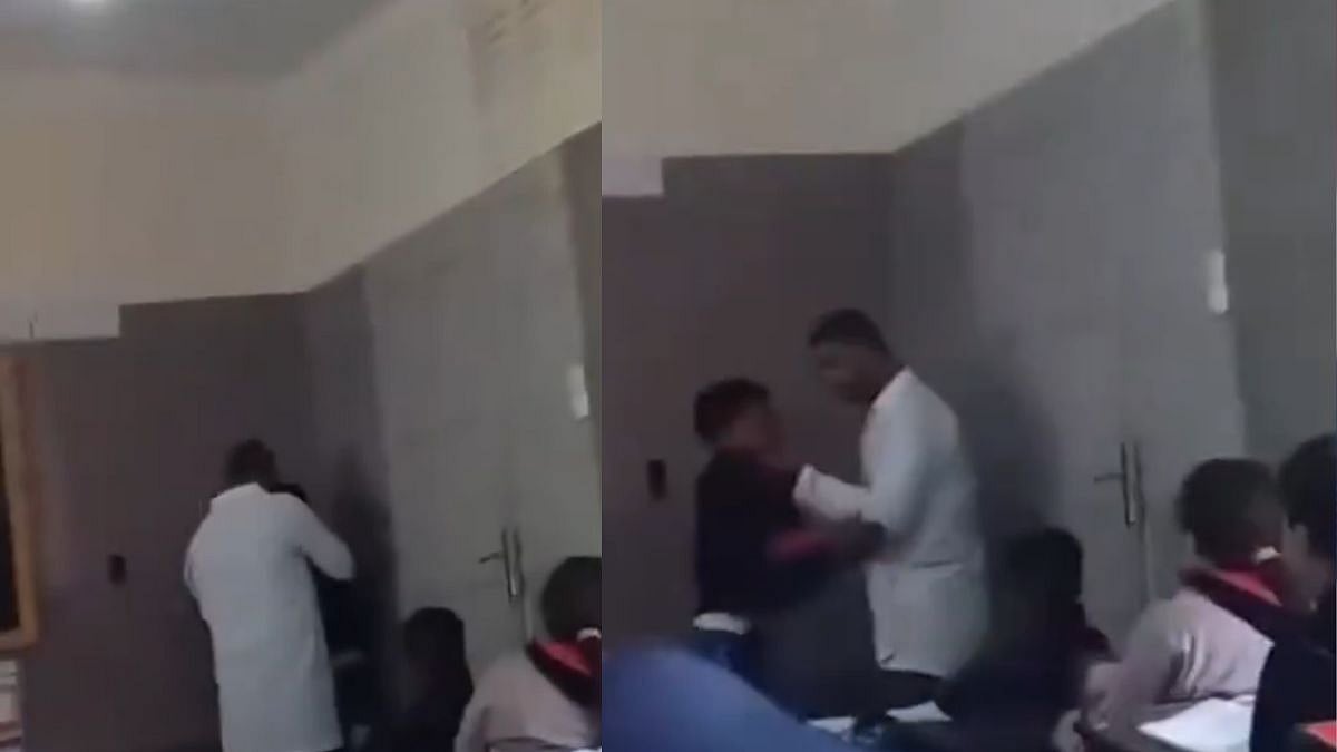 Teacher Brutally Beats Student In Front Of Classroom | X