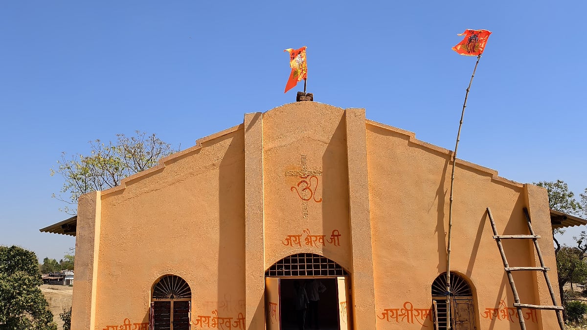 Banswara church transformed into Bhairu Ji Bhagwan temple ahead of inauguration