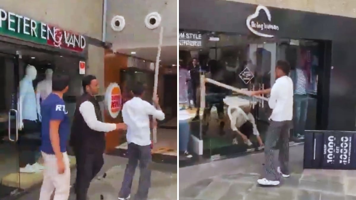 Ajmer erupted in chaos on March 8 as lawyers protested the fatal assault of senior advocate Purushottam Jakhetia in Pushkar. | (Photo Courtesy: X/@@ManojSh28986262)