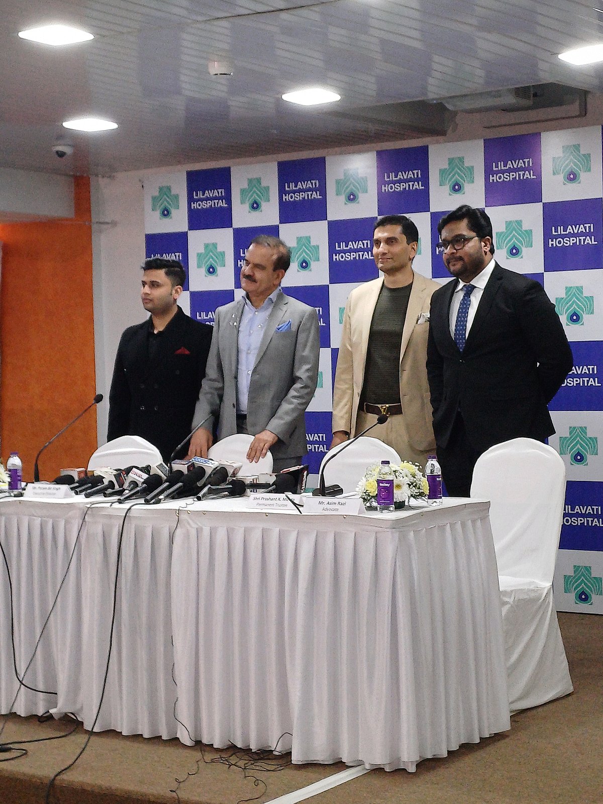 The press conference held today 