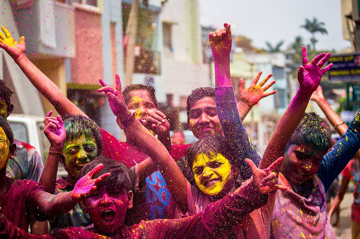 PHOTOS: Holi Fever Hits Pune, Markets Adorned With Colours And Water Guns
