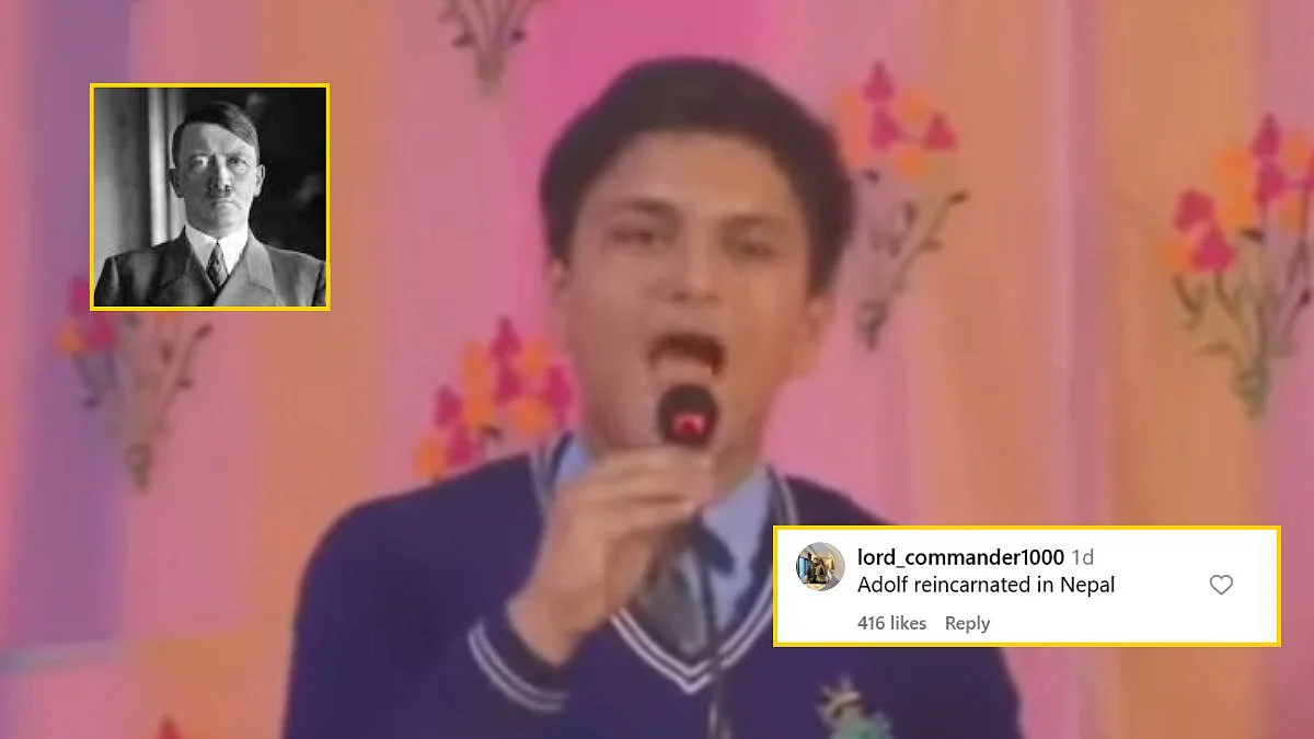 Viral speech: 'Adolf Hitler' in Nepal | Jist news on Instagram