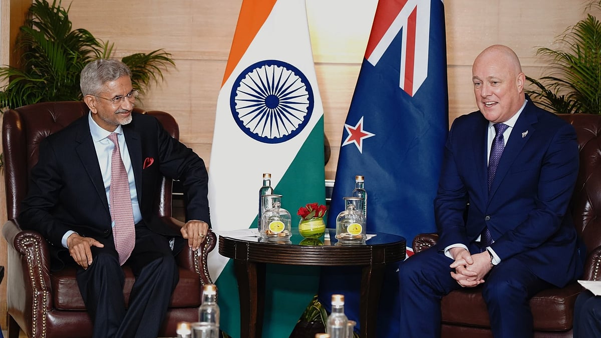 EAM S Jaishankar Meets New Zealand PM Christopher Luxon