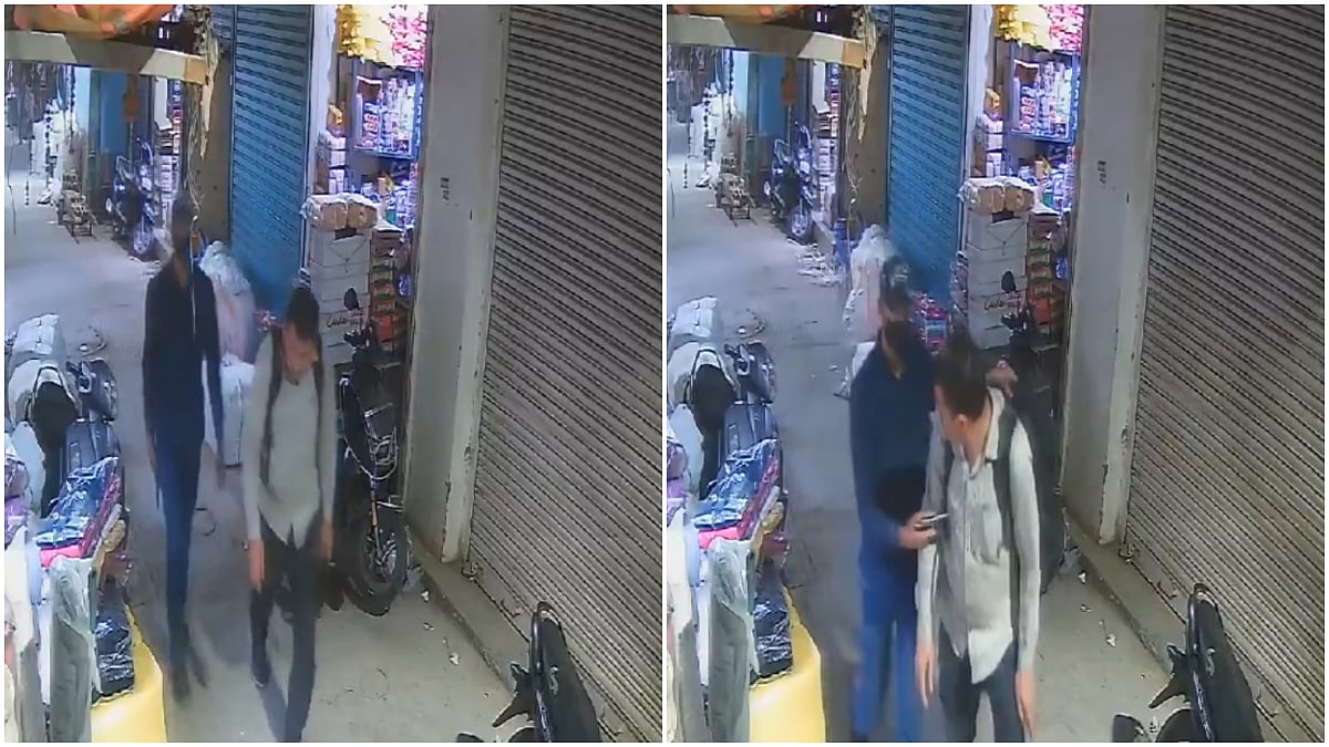 Businessman Robbed Of ₹80 Lakh In Delhi's Chandni Chowk At Gunpoint (Screengrab) | X