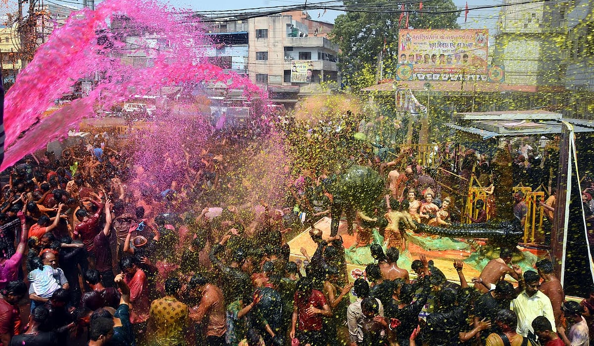 Bhopal Sinks In The Hues Of Rang Panchami 