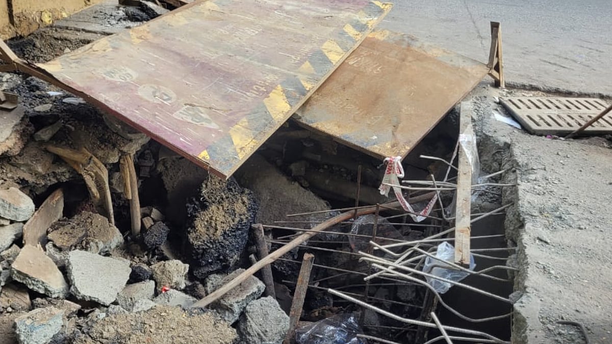 'Brand New Gutter, Brand New Disaster': Bandra Resident Highlights Open Pothole Issue On Road Via X