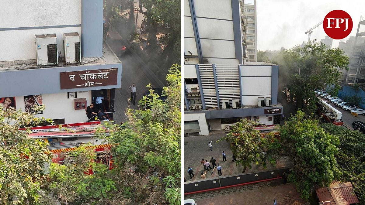 Mumbai News: Fire Breaks Out At Commercial Building In Nariman Point, Fire Brigade At Spot; Visuals Surface
