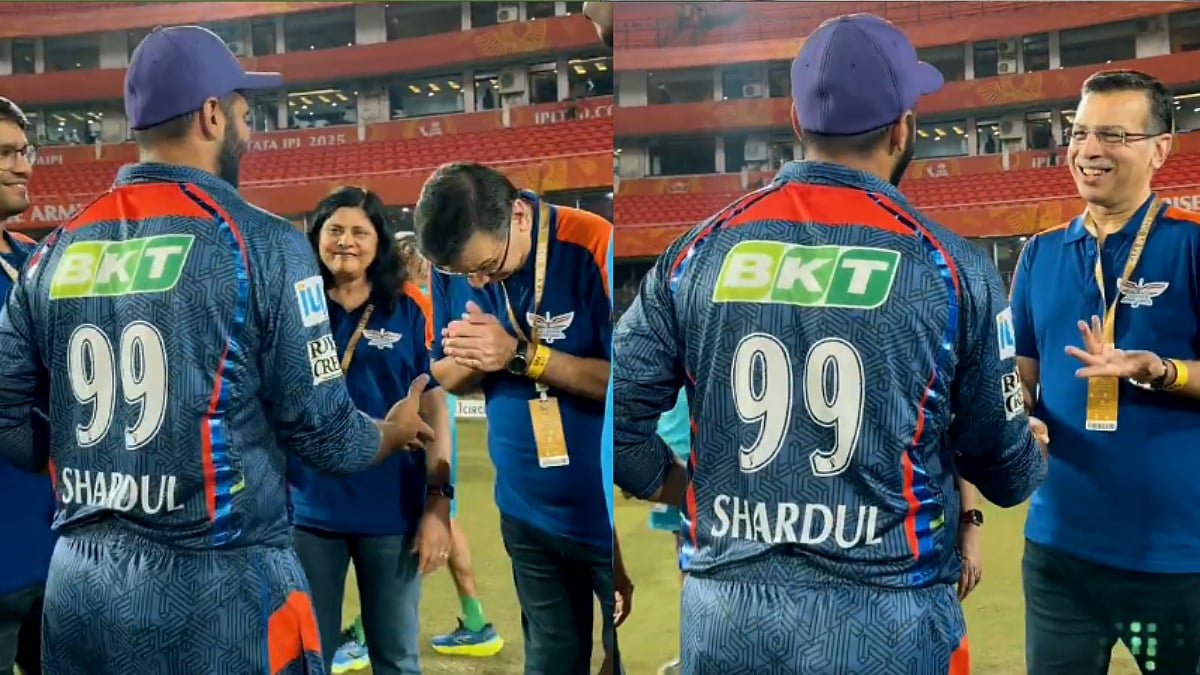 IPL 2025: Sanjiv Goenka Bows Down To Shardul Thakur After His Match Winning Performance During LSG Vs SRH Clash; Video