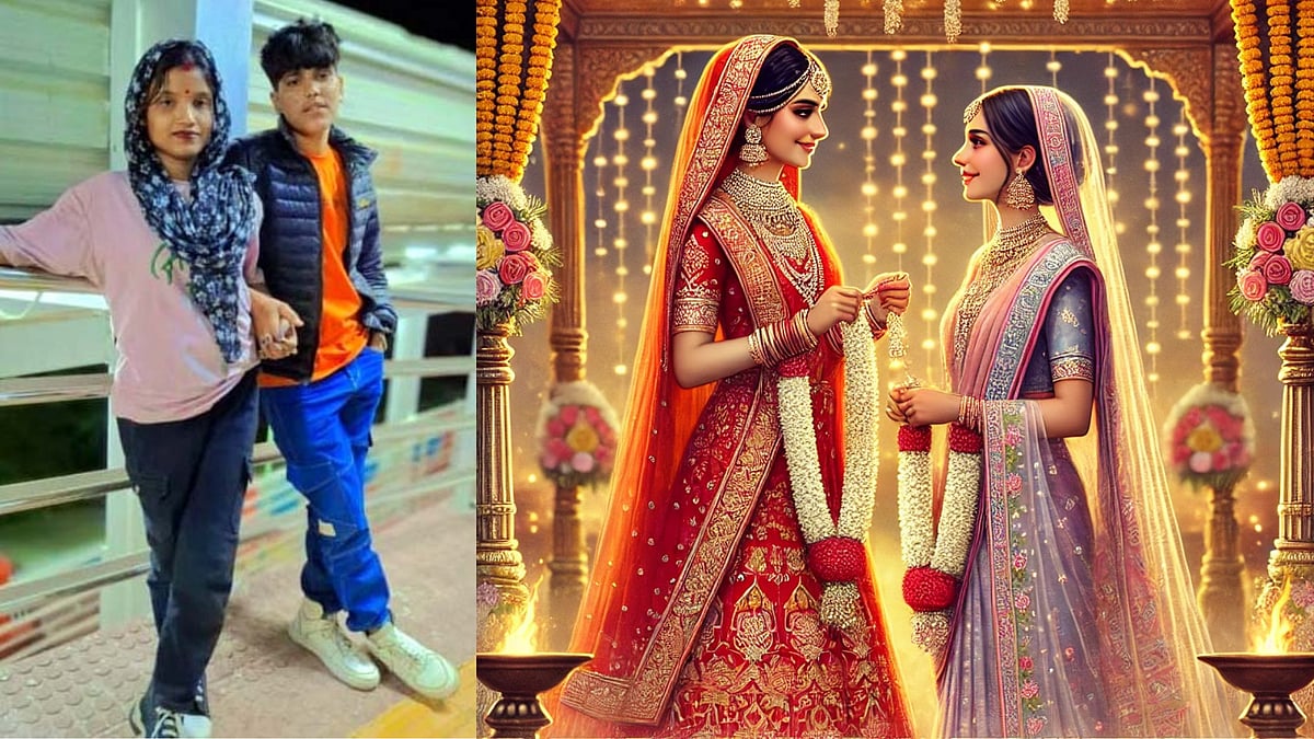 Madhya Pradesh: Two Girls Walk The Aisle In Nowgong, Family Accepts It