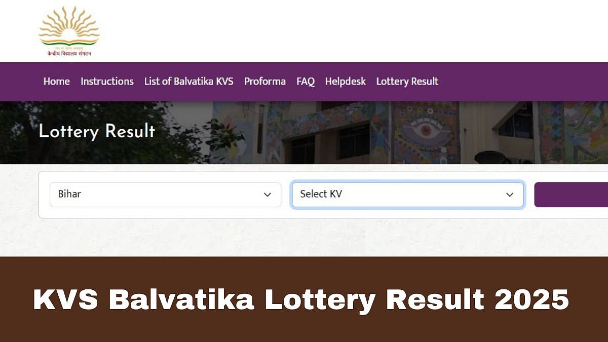 KVS Balvatika 1 And 3 Lottery Result 2025 Declared At kvsangathan.nic.in; Get Direct Link For All Regions  