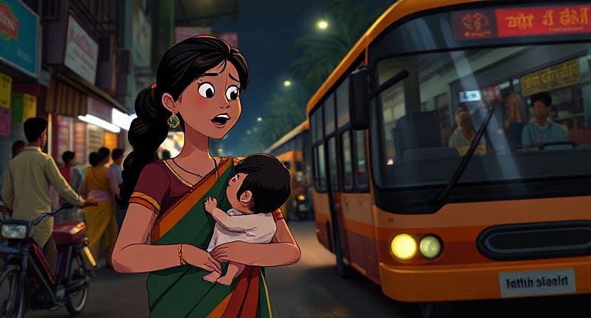 Bhopal: Crushed By College Bus, 4-Month-Old Dies, Child Falls From Mother's Lap