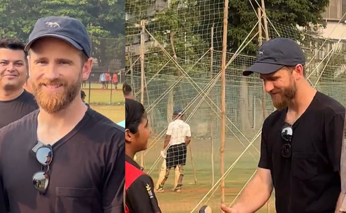 Video: Kane Williamson Spends Time Training Young Cricketers In Mumbai, Indian Test Cricketer Also Spotted With Kiwi Legend
