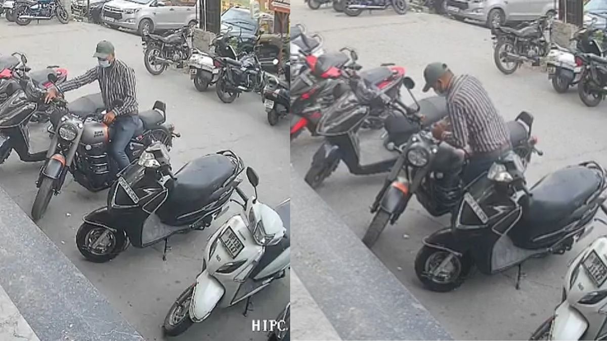 Uttar Pradesh Crime: Daylight Bike Robbery Caught On Camera In Muzaffarnagar (VIDEO) | X