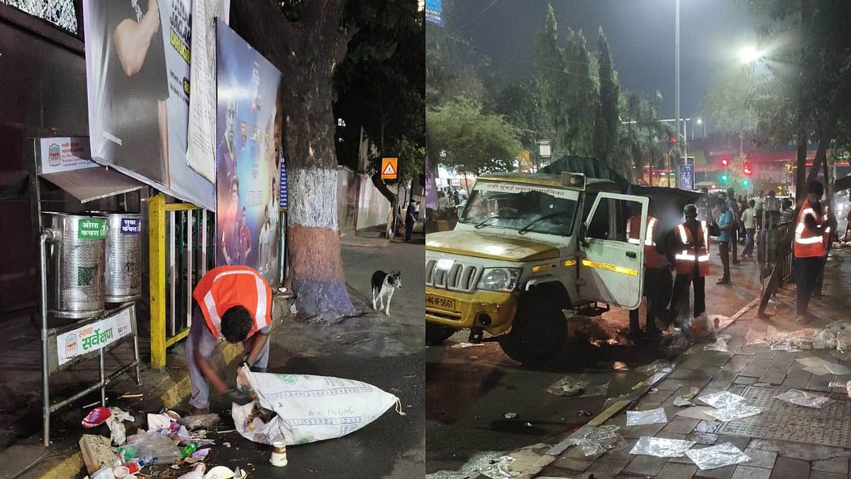 Navi Mumbai News: NMMC Clears 1.5 Tons Of Waste Overnight After Legends El Clasico Football Match At DY Patil Stadium; See Pics 
