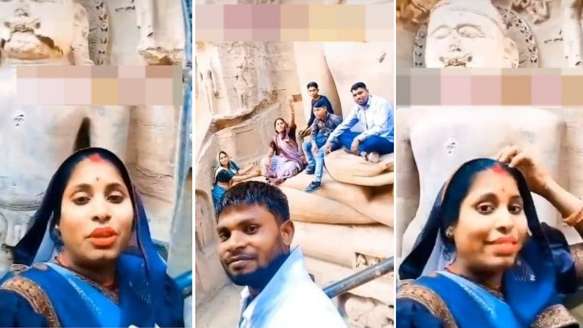 From Picnic To Police Station: FIR Filed Against Woman & Family For Filming Objectionable Reel On Jain Statues At Gwalior Fort (WATCH)