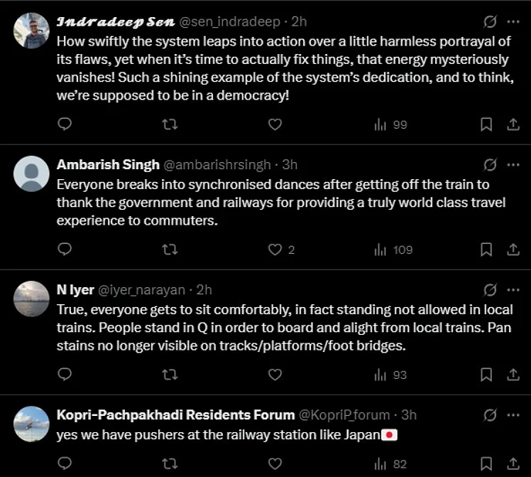 Mumbai News: Western Railway Objects To Fevicol's 'Misleading' Ad Featuring Overcrowded Trains; Netizens React
