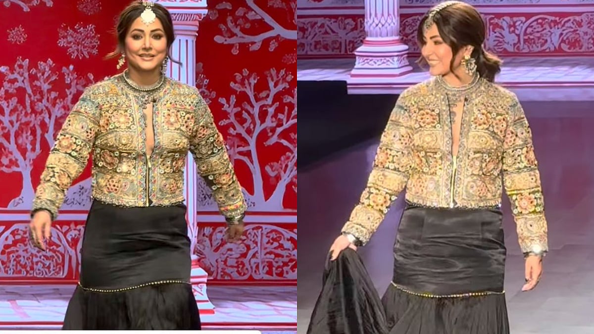 Hina Khan Stumbles On Ramp Twice At Fashion Show In Mumbai, Recovers Gracefully With Smile (VIDEO)