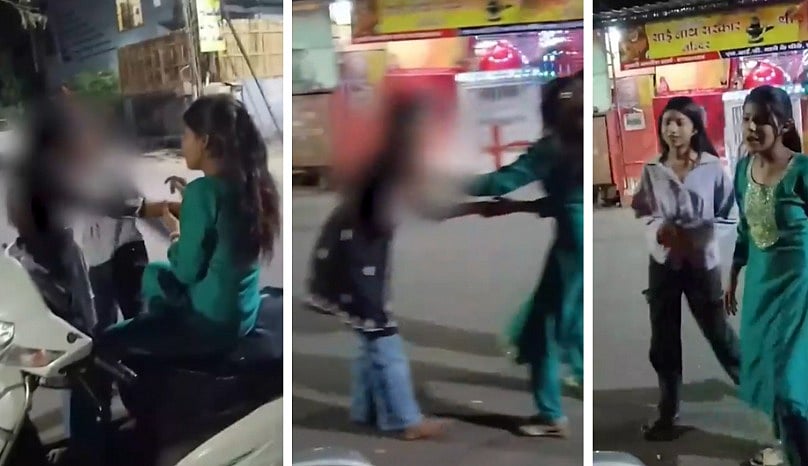 Shocking! Two Girls Brutally Beat Another, Record Reel With Thrilling  Music And Post On Instagram In Indore (WATCH)  