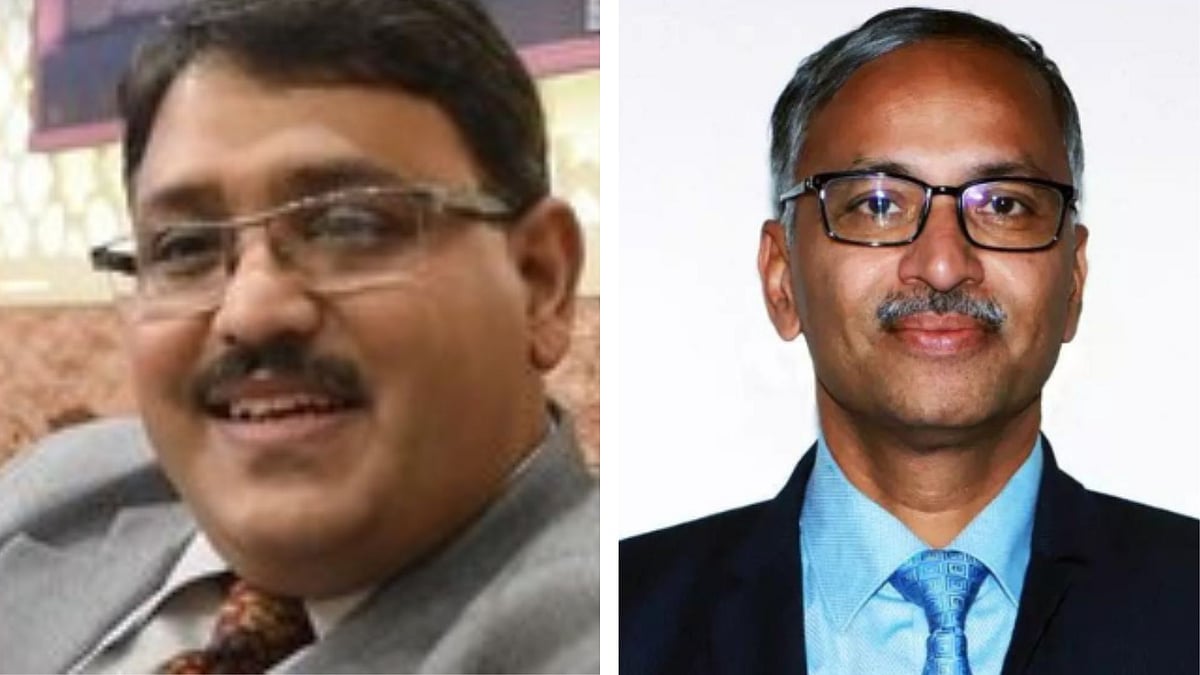 IAS Hari Ranjan Rao (Left) and IAS Manoj Govil (Right) |