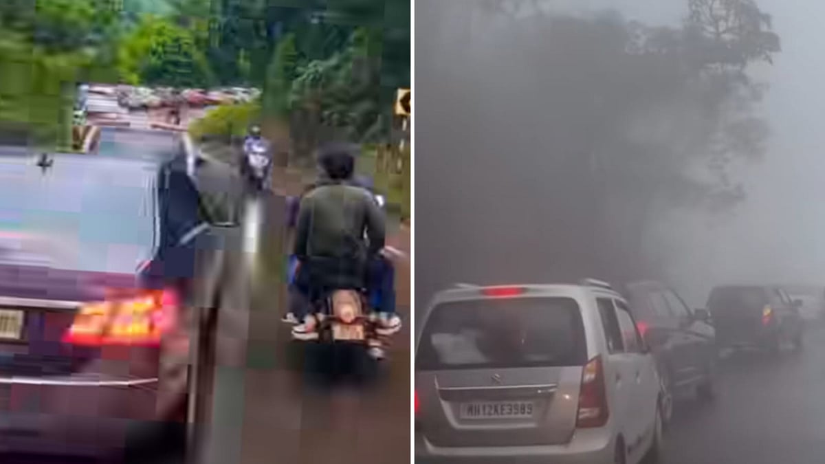 Attention Punekars! Planning Trip To Tamhini, Sinhagad, Khadakwasla, Lonavala Or Mulshi This Weekend? Watch These Shocking Videos Of Kilometer-Long Traffic Jams!