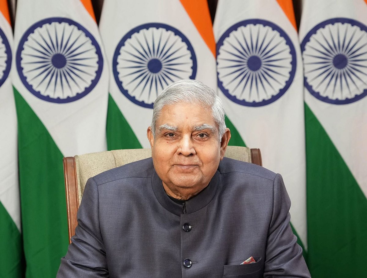 Vice President Jagdeep Dhankhar On A Brief Trip To Jabalpur On May 26