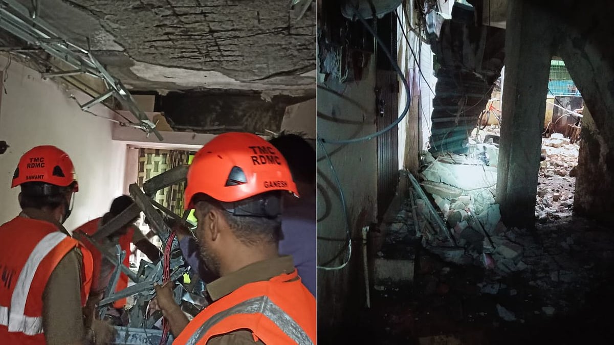 Thane News: Elderly Woman Injured As Ceilings Collapse In Two Separate Buildings; 17 Families Evacuated