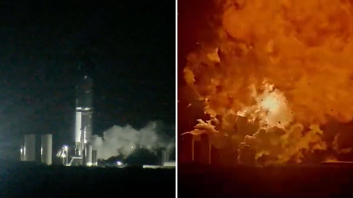 SpaceX Starship Rocket Explodes in Test at Texas Facility