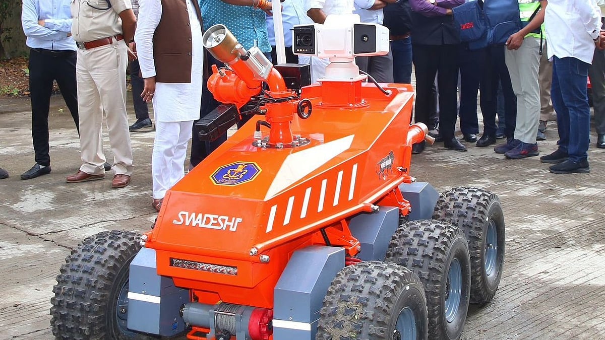 Indore: City Mulls Buying Robotic Fire Fighting Machines For Narrow Lanes 