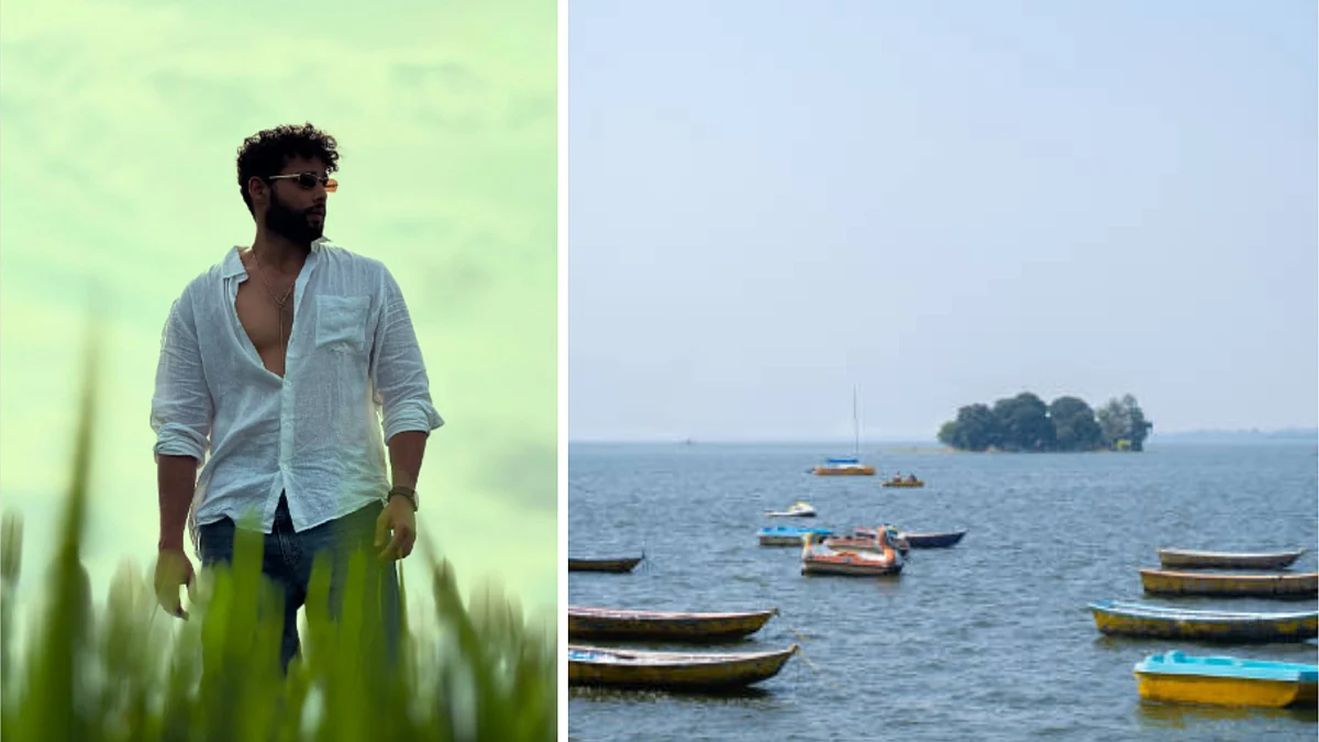 In Pics: Bollywood Actor Siddhant Chaturvedi Shares His 'Labubu' As He Explores Serene Bhopal Lake &...