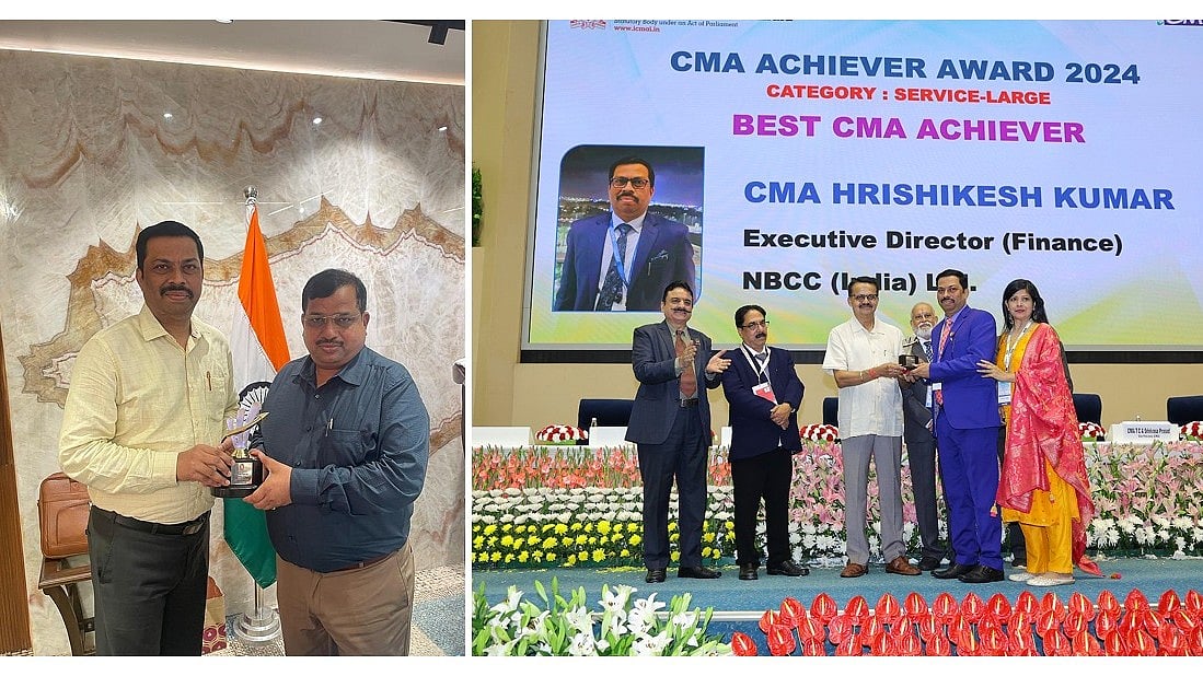 NBCC's Hrishikesh Kumar Honored with 'Best CMA Achiever Award'