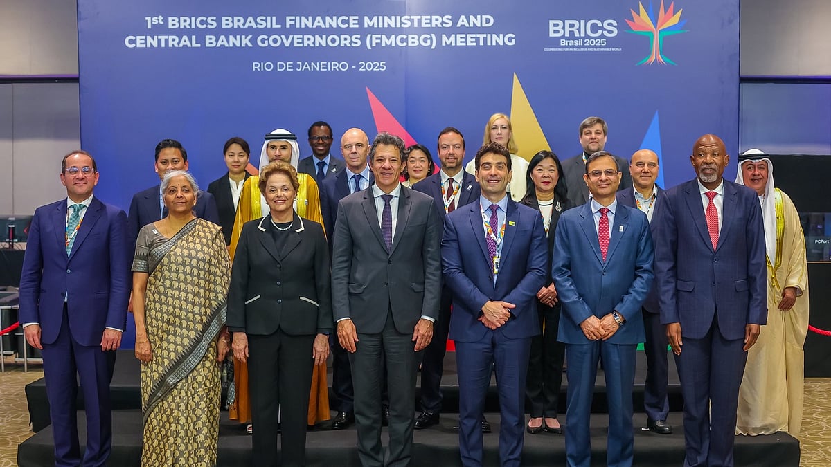 Union Minister of Finance and Corporate Affairs Smt. Nirmala Sitharaman participated in the BRICS Finance Minister and Central Bank Governors meeting in Rio de Janeiro. |