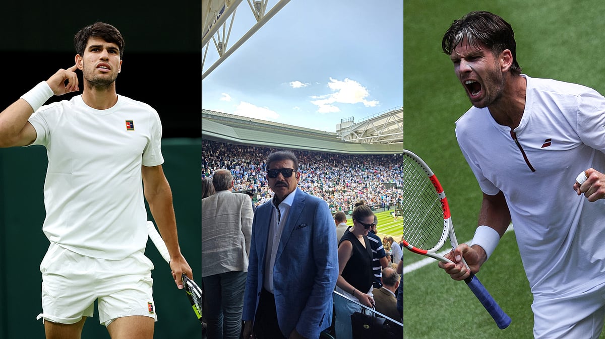 'Spanish Bull vs The Local Lad': Ravi Shastri Pumped For Wimbledon 2025 Quarter-Final Between Carlos Alcaraz & Cameron Norrie