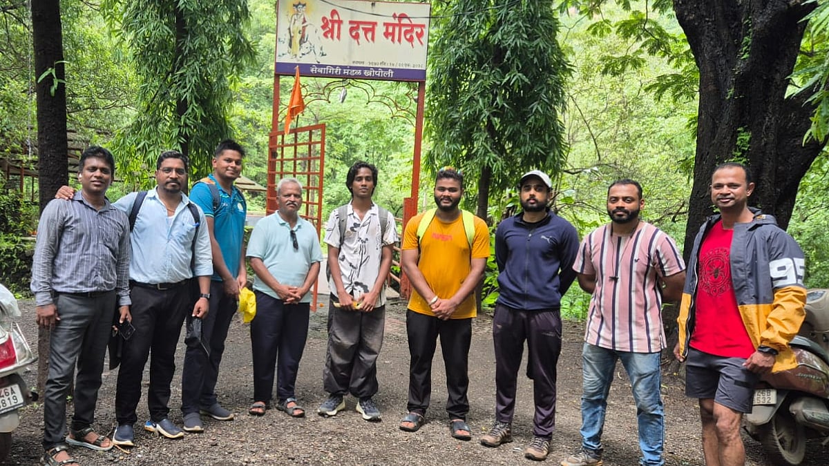 Yashwanti Hikers team rescues 20-year-old solo trekker Priyanshu Gedam stranded near KP Waterfall in Khopoli forest | File Photo