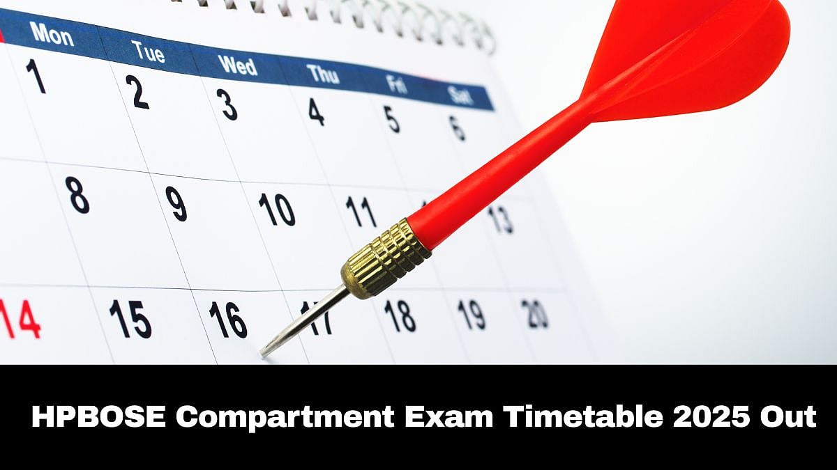 HPBOSE Compartment Exam Timetable 2025 | Canva