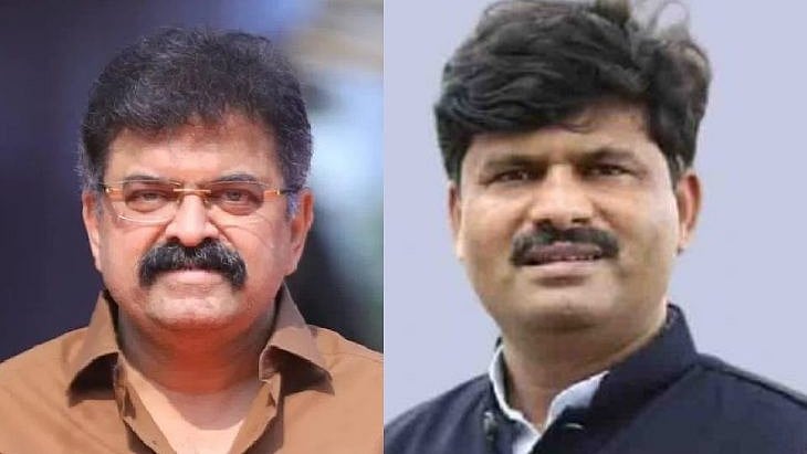 Maharashtra MLAs Jitendra Awhad And Gopichand Padalkar Clash Outside Assembly